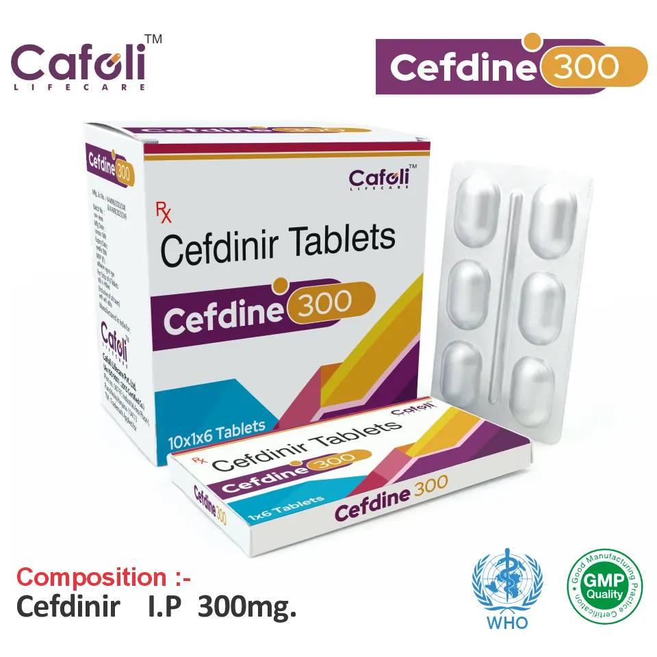 Cefdinir 300mg capsule strip packaging